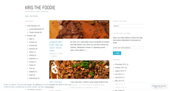 Desktop Screenshot of kristhefoodie.com